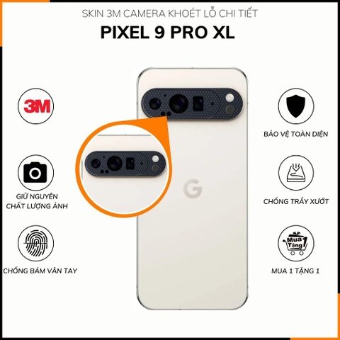 Skin 3m dán camera khoét lỗ chi tiết dành cho Pixel 9 , Pixel 9 Pro , Pixel 9 Pro Xl  phụ kiện điện thoại huỳnh tân store