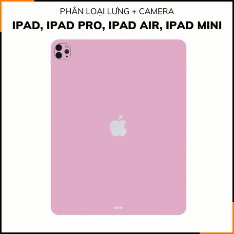 Dán skin ipad , ipad pro, ipad air , ipad mini full body và camera chính hãng 3M - PASTEL PINK -  SK A02 06 phụ kiện điện thoại huỳnh tân store
