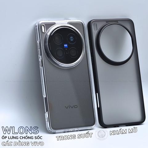 Ốp lưng vivo x200 ultra x200s x200 pro mini x100 pro chống sốc chính hãng WLONS phụ kiện huỳnh tân store