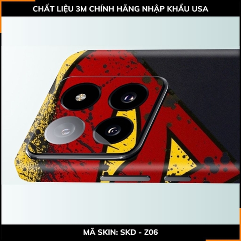 Dán skin điện thoại Xiaomi Mi 14 , Mi 14 Pro full body và camera nhập khẩu chính hãng USA in hình SUPER MAN - SKD Z06 phụ kiện điện thoại huỳnh tân store