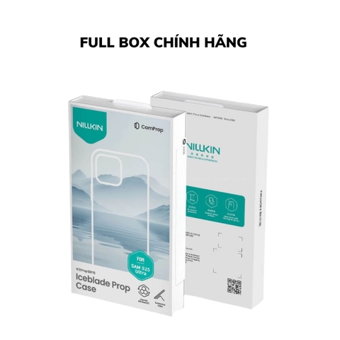 Ốp lưng Samsung S25 Ultra có giá đỡ bảo vệ camera Nillkin Iceblade Prop
