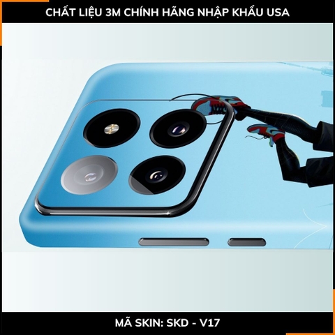 Dán skin điện thoại Xiaomi Mi 14 , Mi 14 Pro full body và camera nhập khẩu chính hãng USA in hình  SPIDER MAN - SKD V17 phụ kiện điện thoại huỳnh tân store