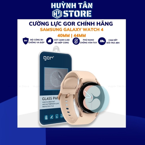 Kính cường lực mặt đồng hồ Samsung Galaxy Watch 4 chính hãng GOR