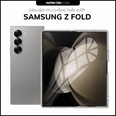 Dán dẻo tpu samsung z fold 7 6 5 4 3 2  trong suốt hoặc nhám , chống nhìn trộm 3 lớp dễ dán bảo vệ màn hình ngoài , mặt lưng , màn hình trong phụ kiện điện thoại huỳnh tân store