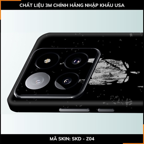Dán skin điện thoại Xiaomi Mi 14 , Mi 14 Pro full body và camera nhập khẩu chính hãng USA in hình SUPER MAN - SKD Z04 phụ kiện điện thoại huỳnh tân store