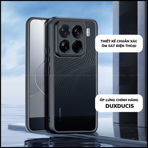Ốp Xiaomi 17 Pro Max, 15 Ultra, 15T, 14 k70 aimo chính hãng duxducis chống va đập trong suốt không ố vàng huỳnh tân store