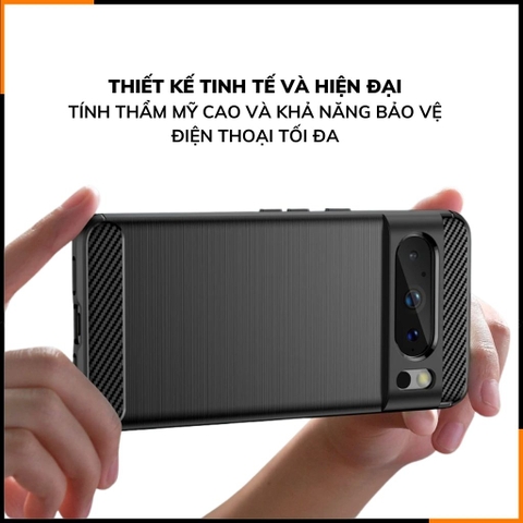 Ốp lưng pixel 8 pro dẻo phay xướt chống bám vân tay bảo vệ camera phụ kiện huỳnh tân store