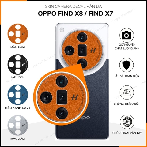 Miếng dán camera oppo find x8 x7 ultra find x6 pro find n3 skin da in logo hasselblad chống trầy xướt ảnh chụp sắc nét
