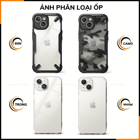 Ốp lưng iphone 15 RINGKE chính hãng trong suốt chống sốc FUSION chống ố vàng phụ kiện điện thoại huỳnh tân