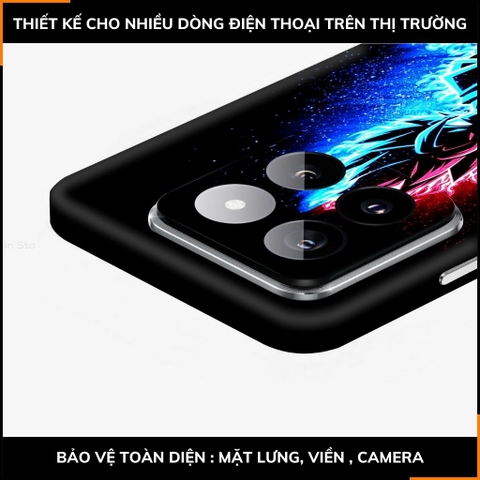 Dán skin điện thoại Xiaomi Mi 14 , Mi 14 Pro full body và camera nhập khẩu chính hãng USA in hình Dragon Ball - SKD D08 phụ kiện điện thoại huỳnh tân store