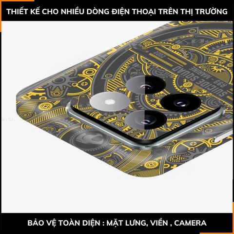 Dán skin điện thoại Xiaomi Mi 14 , Mi 14 Pro full body và camera nhập khẩu chính hãng USA in hình TECHNOLOGIC - SKD T03 phụ kiện điện thoại huỳnh tân store