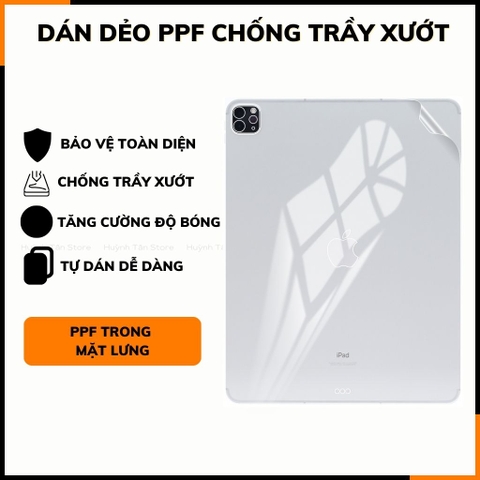 Dán dẻo PPF ipad , ipad pro, ipad air , ipad mini full body và camera trong suốt hoặc nhám chống trầy xướt, bảo vệ phụ kiện điện thoại huỳnh tân store