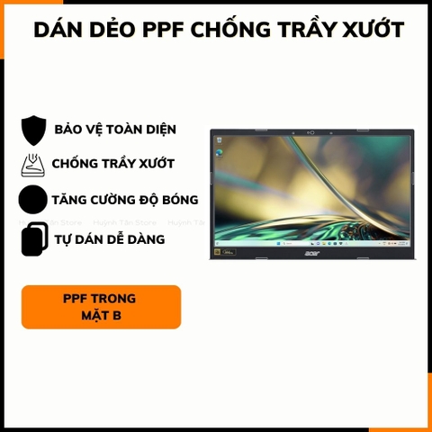 Dán dẻo PPF laptop asus, dell , acer, hp, msi trong suốt hoặc nhám chống trầy xướt, bảo vệ phụ kiện điện thoại huỳnh tân store