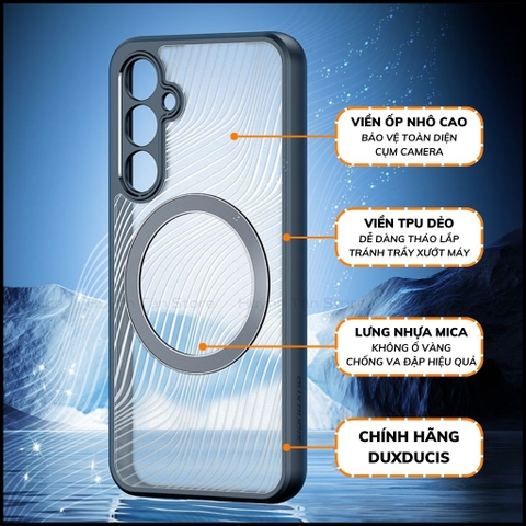 Ốp lưng samsung s23 fe aimo chính hãng duxducis chống va đập trong suốt không ố vàng huỳnh tân store