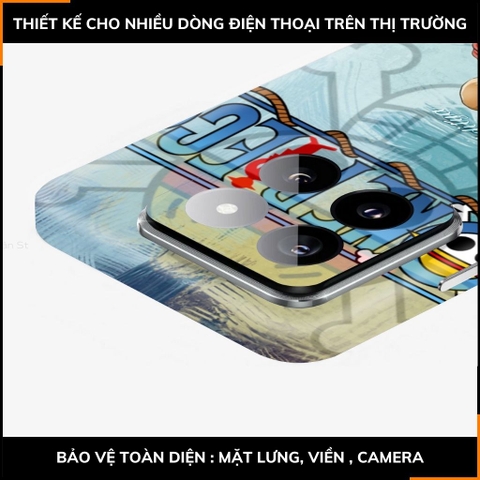 Dán skin điện thoại Xiaomi Mi 14 , Mi 14 Pro full body và camera nhập khẩu chính hãng USA in hình ONE PIECE - SKD G07 phụ kiện điện thoại huỳnh tân store