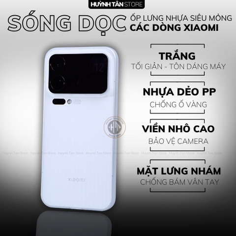 Ốp lưng Xiaomi 17 pro max, 17 pro, 17 SLIM siêu mỏng ôm sát thân máy bảo vệ camera phụ kiện huỳnh tân store