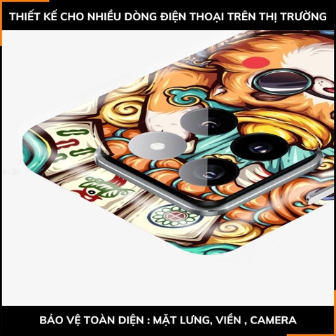 Dán skin điện thoại Xiaomi Mi 14 , Mi 14 Pro full body và camera nhập khẩu chính hãng USA in hình LUCKY CAT - SKD Y05 phụ kiện điện thoại huỳnh tân store