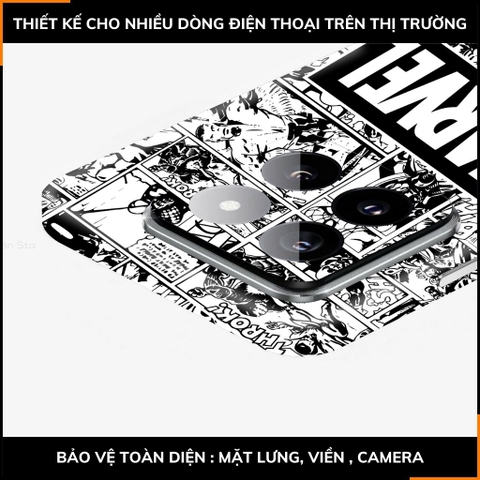 Dán skin điện thoại Xiaomi Mi 14 , Mi 14 Pro full body và camera nhập khẩu chính hãng USA in hình MAVEL - SKD M10 phụ kiện điện thoại huỳnh tân store
