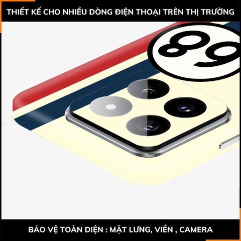 Dán skin điện thoại Xiaomi Mi 14 , Mi 14 Pro full body và camera nhập khẩu chính hãng USA in hình VINTAGE RACING - SKD O17 phụ kiện điện thoại huỳnh tân store
