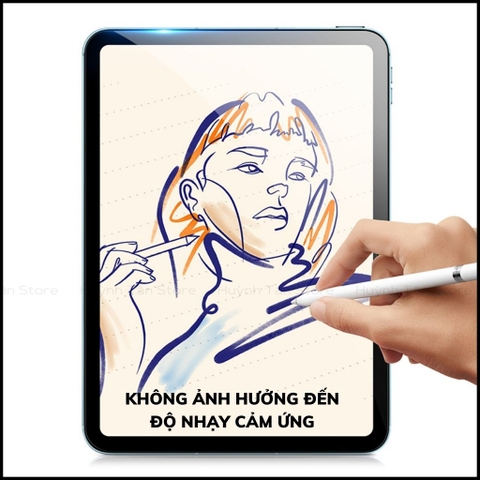 Cường lực ipad Air  6 11 inch trong suốt KHÔNG VIỀN ĐEN chống bám vân tay chính hãng DUXDUCIS phụ kiện