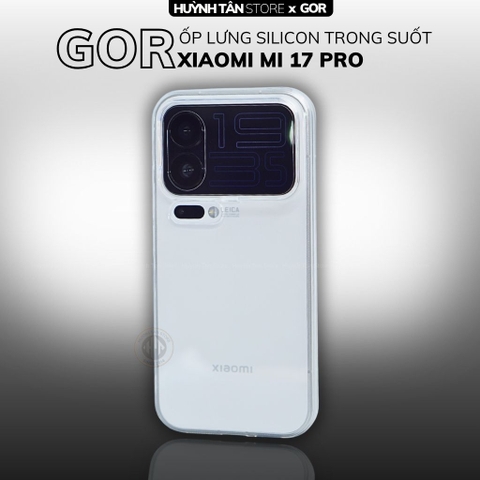 Ốp lưng xiaomi mi 17 pro max 17 pro silicon trong suốt GOR bảo vệ camera phụ kiện huỳnh tân store