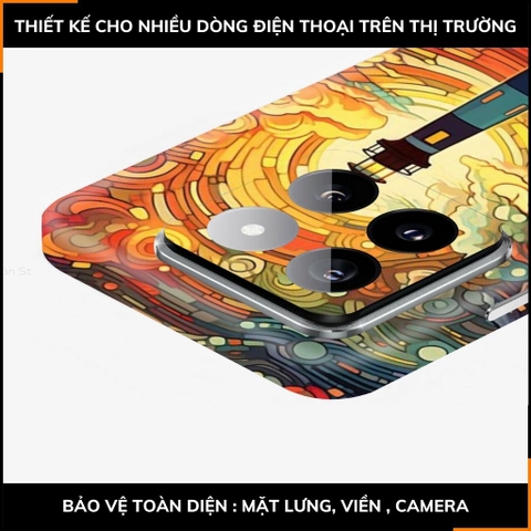 Dán skin điện thoại Xiaomi Mi 14 , Mi 14 Pro full body và camera nhập khẩu chính hãng USA in hình UNIQUE - SKD W13 phụ kiện điện thoại huỳnh tân store