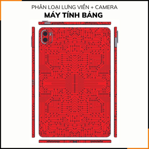Dán skin máy tính bảng xiaomi, huawei, oppo, lenovo, google, microsoft, vivo  full body và camera chính hãng ORAFOL nhập khẩu từ ĐỨC MÁY TÍNH BẢNG  - ELECTRIC RED -  SK B01 05 phụ kiện điện thoại huỳnh tân store