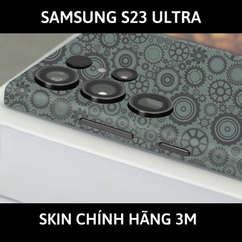 Dán skin điện thoại Samsung S23 Ultra full body và camera nhập khẩu chính hãng USA phụ kiện điện thoại huỳnh tân store - BÁNH RĂNG - Warp Skin Collection