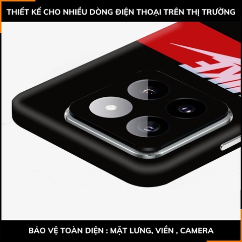 Dán skin điện thoại Xiaomi Mi 14 , Mi 14 Pro full body và camera nhập khẩu chính hãng USA in hình Thương Hiệu - SKD E02 phụ kiện điện thoại huỳnh tân store