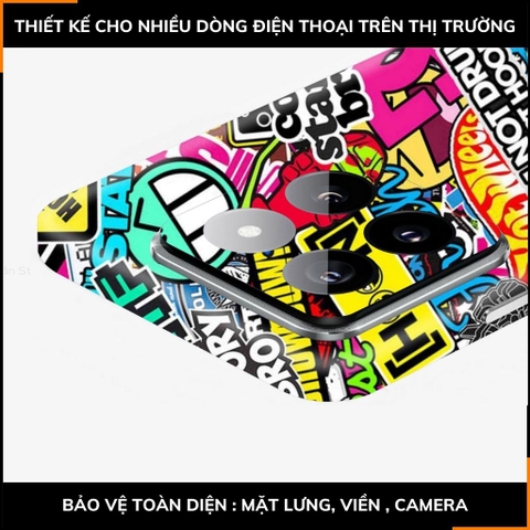 Dán skin điện thoại Xiaomi Mi 14 , Mi 14 Pro full body và camera nhập khẩu chính hãng USA in hình STICKER BOOM - SKD L15 phụ kiện điện thoại huỳnh tân store