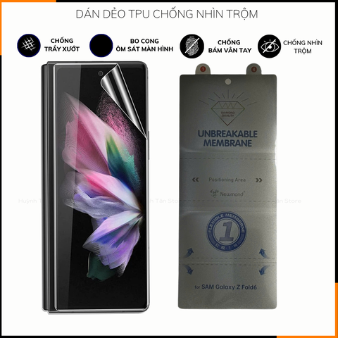 Dán dẻo tpu samsung z fold 7 6 5 4 3 2  trong suốt hoặc nhám , chống nhìn trộm 3 lớp dễ dán bảo vệ màn hình ngoài , mặt lưng , màn hình trong phụ kiện điện thoại huỳnh tân store