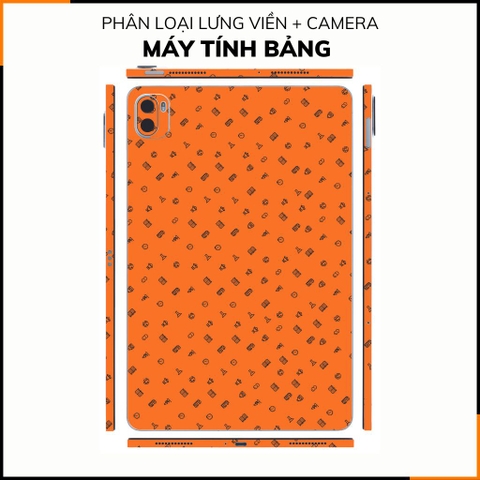 Dán skin máy tính bảng xiaomi, huawei, oppo, lenovo, google, microsoft, vivo  full body và camera chính hãng ORAFOL nhập khẩu từ ĐỨC MÁY TÍNH BẢNG  - MANY STICKER ORANGE -  SK B14 04 phụ kiện điện thoại huỳnh tân store