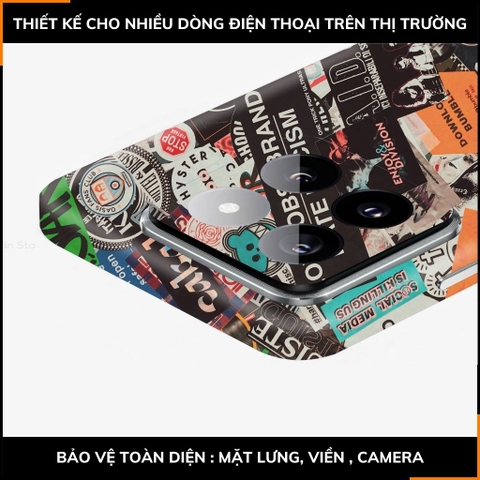Dán skin điện thoại Xiaomi Mi 14 , Mi 14 Pro full body và camera nhập khẩu chính hãng USA in hình STICKER BOOM - SKD L12 phụ kiện điện thoại huỳnh tân store