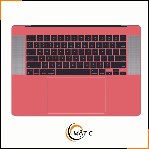 Dán skin macbook pro, macbook air chính hãng 3M nhập khẩu USA - SKIN 3M - MACBOOK - PASTEL RED  - SK A01 04 phụ kiện điện thoại huỳnh tân store