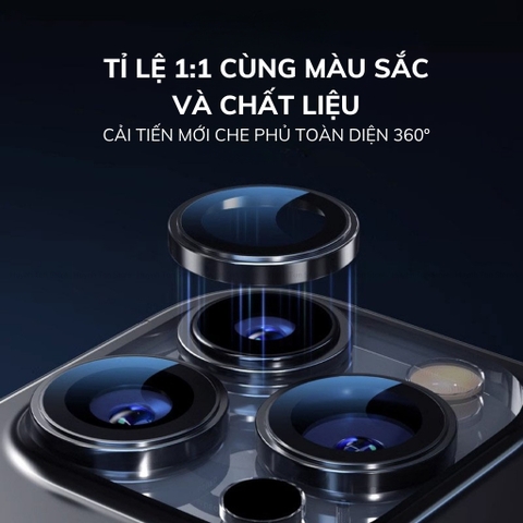Kính cường lực lens camera Iphone 16 pro max, 16 pro , 16 plus , ip 16, 15 pro max , 15 pro , 15 plus, ip 15 chống chói AR, lóp phủ AF cao cấp, có khung tự dán  phụ kiện huỳnh tân store