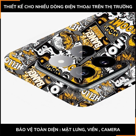 Dán skin điện thoại Xiaomi Mi 14 , Mi 14 Pro full body và camera nhập khẩu chính hãng USA in hình STICKER BOOM - SKD L05 phụ kiện điện thoại huỳnh tân store