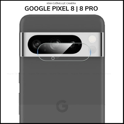 Kính cường lực camera google pixel 8, pixel 8 pro trong suốt bảo vệ cụm camera phụ kiện huỳnh tân store
