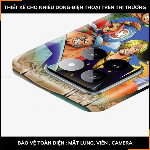 Dán skin điện thoại Xiaomi Mi 14 , Mi 14 Pro full body và camera nhập khẩu chính hãng USA in hình ONE PIECE - SKD G05 phụ kiện điện thoại huỳnh tân store