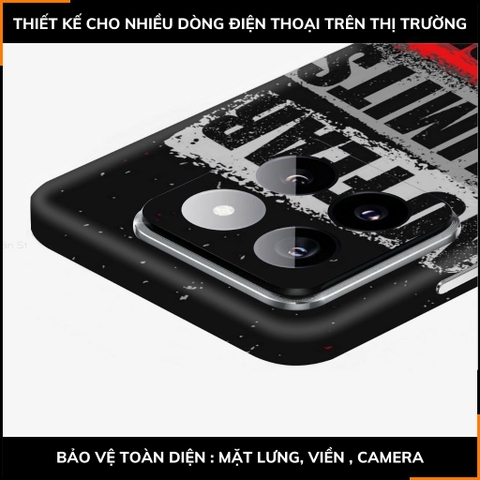 Dán skin điện thoại Xiaomi Mi 14 , Mi 14 Pro full body và camera nhập khẩu chính hãng USA in hình THÀNH NGỮ - SKD K06 phụ kiện điện thoại huỳnh tân store