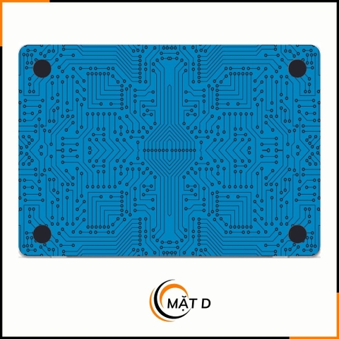 Dán skin macbook pro, macbook air chính hãng 3M nhập khẩu USA - SKIN 3M - MACBOOK - ELECTRIC BLUE  - SK B01 07 phụ kiện điện thoại huỳnh tân store
