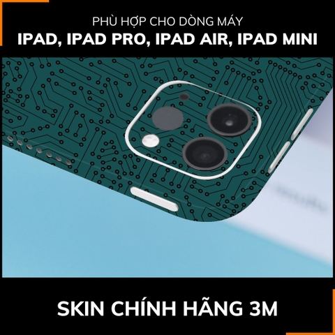 Dán skin ipad , ipad pro, ipad air , ipad mini full body và camera chính hãng 3M - ELECTRIC GREEN -  SK B01 04 phụ kiện điện thoại huỳnh tân store