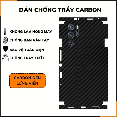 Miếng dán redmagic 9 pro carbon trong và đen chống trầy xướt chống bám vân tay phụ kiện điện thoại huỳnh tân store