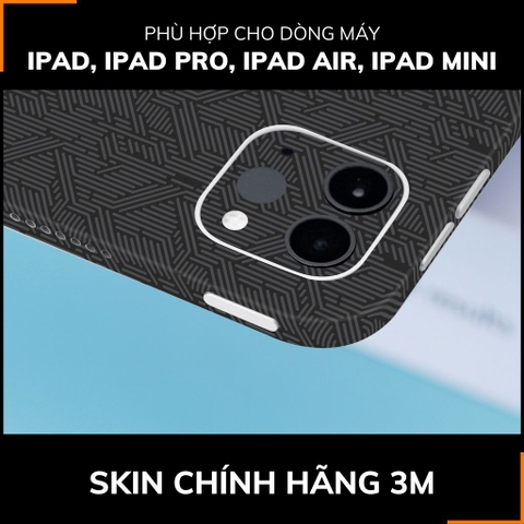 Dán skin ipad , ipad pro, ipad air , ipad mini full body và camera chính hãng 3M - PATTEN TEXTURE 02 - SK-B05-02 phụ kiện điện thoại huỳnh tân store