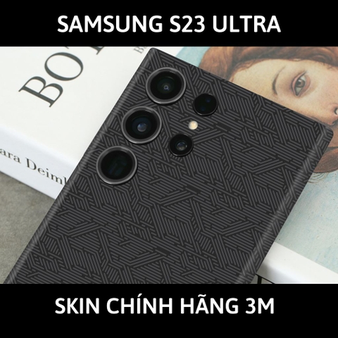 Dán skin điện thoại Samsung S23 Ultra full body và camera nhập khẩu chính hãng USA phụ kiện điện thoại huỳnh tân store - PATTEN TEXTURE