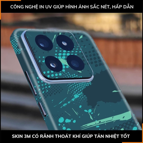 Dán skin điện thoại Xiaomi Mi 14 , Mi 14 Pro full body và camera nhập khẩu chính hãng USA in hình ASTRACT - SKD J03 phụ kiện điện thoại huỳnh tân store