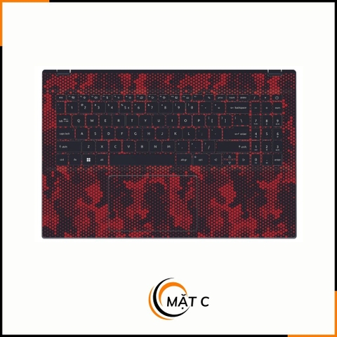 Dán skin laptop asus, dell , acer, hp, msi chính hãng ORAFOL nhập khẩu ĐỨC - SKIN 3M - LAPTOP - MAMBA RED  - SK B03 02 phụ kiện điện thoại huỳnh tân store