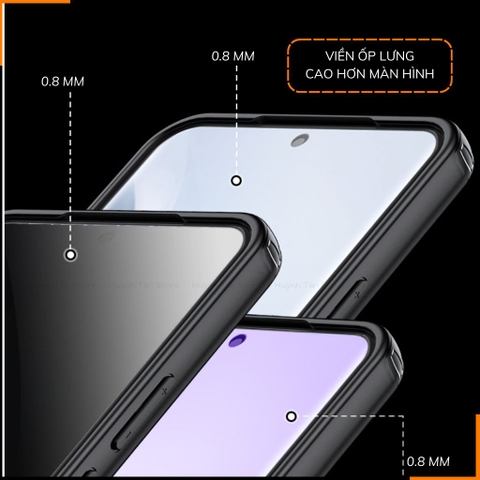 Ốp lưng honor magic 6 pro chống sốc chống vân tay NHÁM VIỀN MÀU VER 2 bảo vệ camera phụ kiện huỳnh tân store