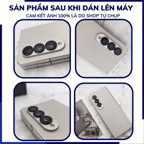 Cường lực camera z fold 4 chính hãng KUZOOM viền nhiều màu chất lượng rõ nét bảo vệ toàn diện cụm camera phụ kiện huỳnh tân store