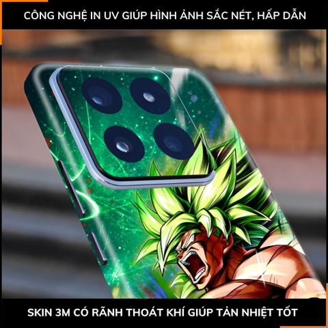 Dán skin điện thoại Xiaomi Mi 14 , Mi 14 Pro full body và camera nhập khẩu chính hãng USA in hình Dragon Ball - SKD D10 phụ kiện điện thoại huỳnh tân store