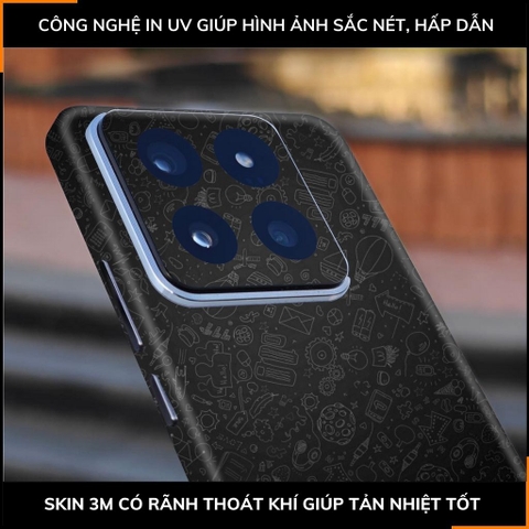 Dán skin điện thoại Xiaomi Mi 14 , Mi 14 Pro full body và camera nhập khẩu chính hãng USA in hình STICKER BOOM - SKD L03 phụ kiện điện thoại huỳnh tân store